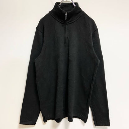 古着 used　Wrangler　ラングラー　長袖ハーフジップフリースジャケット　ノームコア　黒　ブラック　秋冬服　Mサイズ