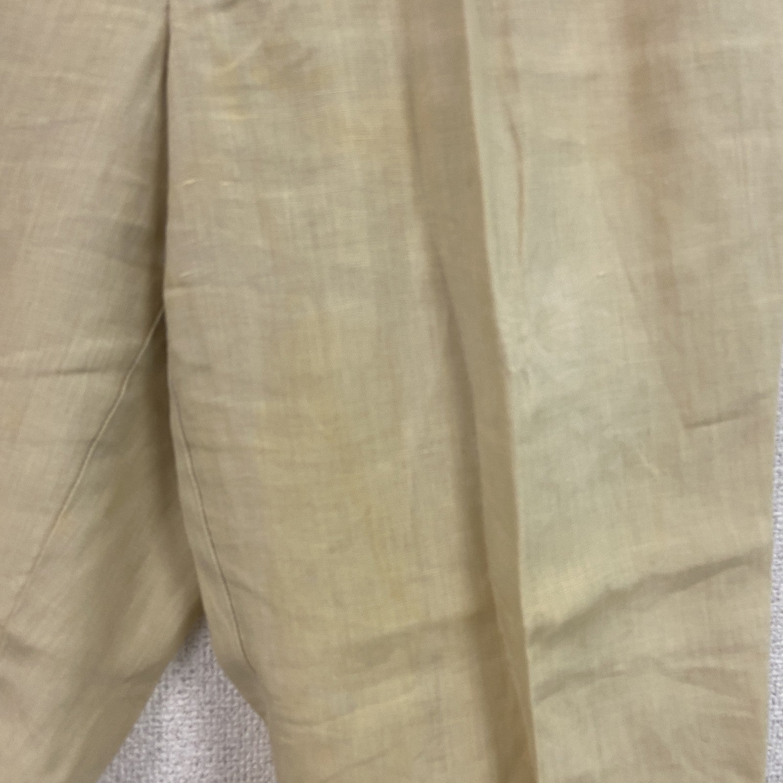 BANANA REPUBLIC　バナナリパブリック　リネンパンツ　ジップフライ　ベージュ　36Rサイズ