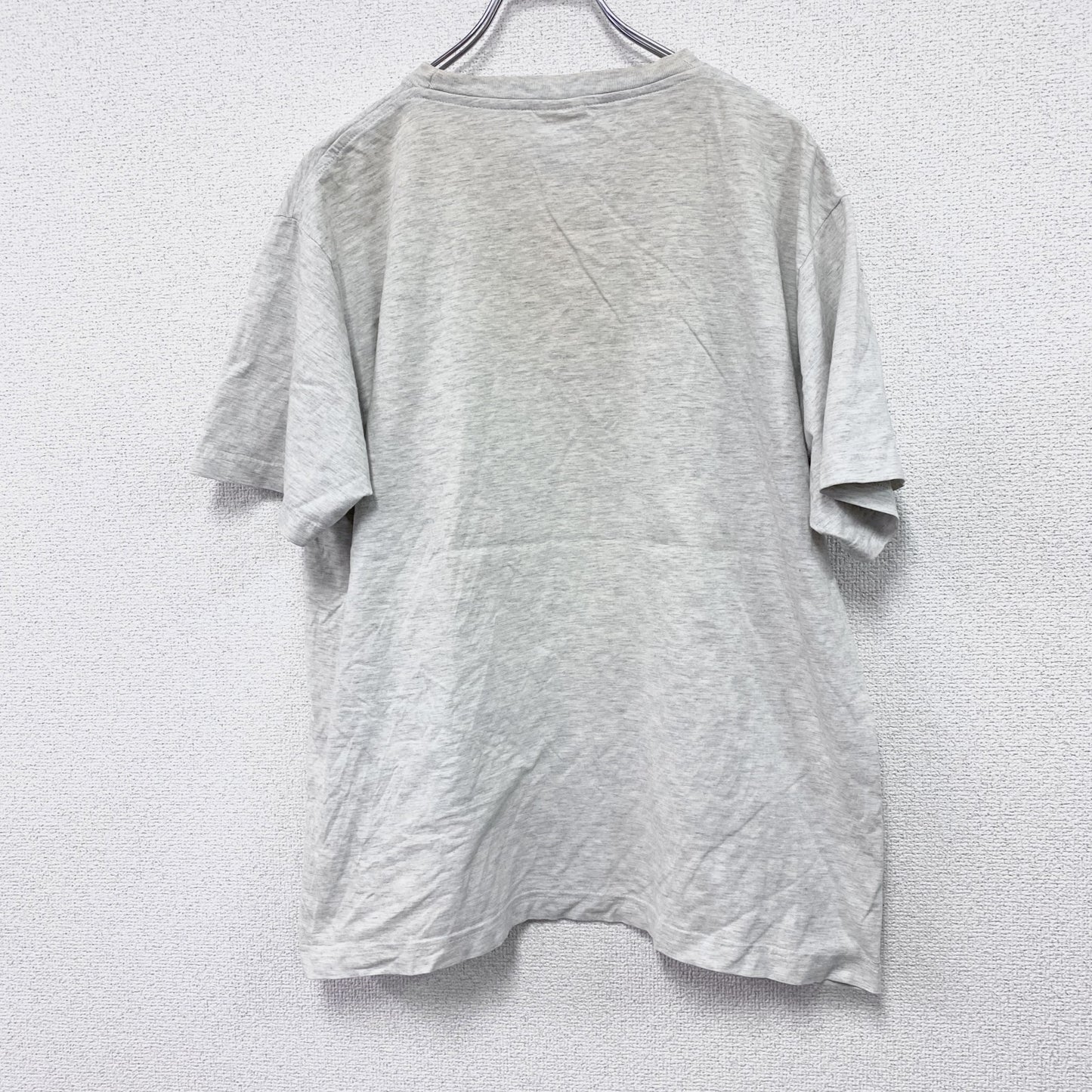 ～00s　半袖Tシャツ　F1カー　ユーロ　ヴィンテージ　霜降りグレー　Lサイズ