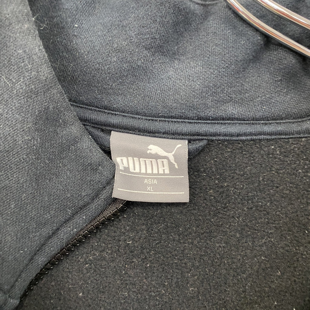 PUMA　プーマ　フルジップスウェットジャケット　黒　ブラック　XLサイズ