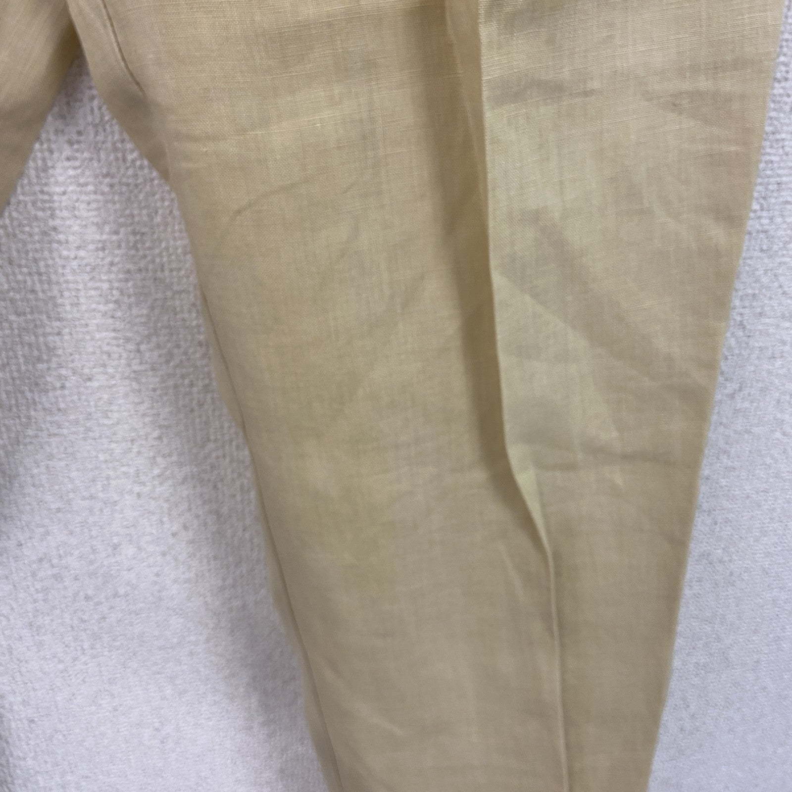 BANANA REPUBLIC　バナナリパブリック　リネンパンツ　ジップフライ　ベージュ　36Rサイズ