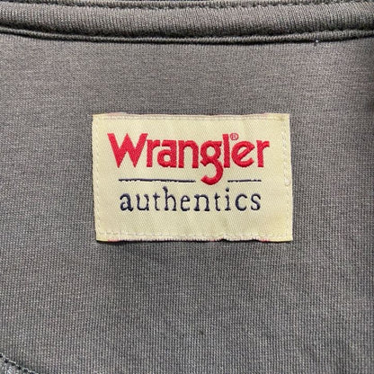 古着 used　Wrangler　ラングラー　長袖ハーフジップフリースジャケット　ノームコア　黒　ブラック　秋冬服　Mサイズ