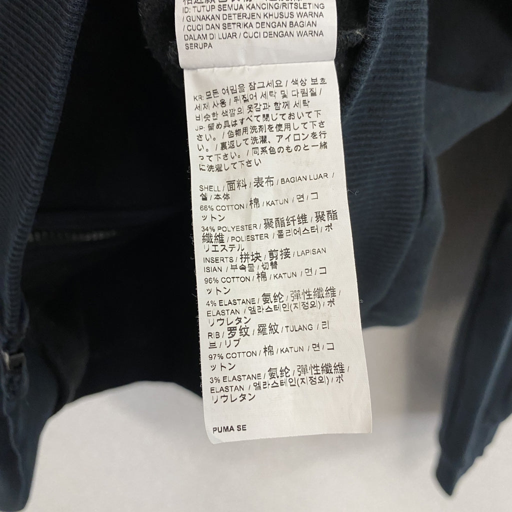 PUMA　プーマ　フルジップスウェットジャケット　黒　ブラック　XLサイズ