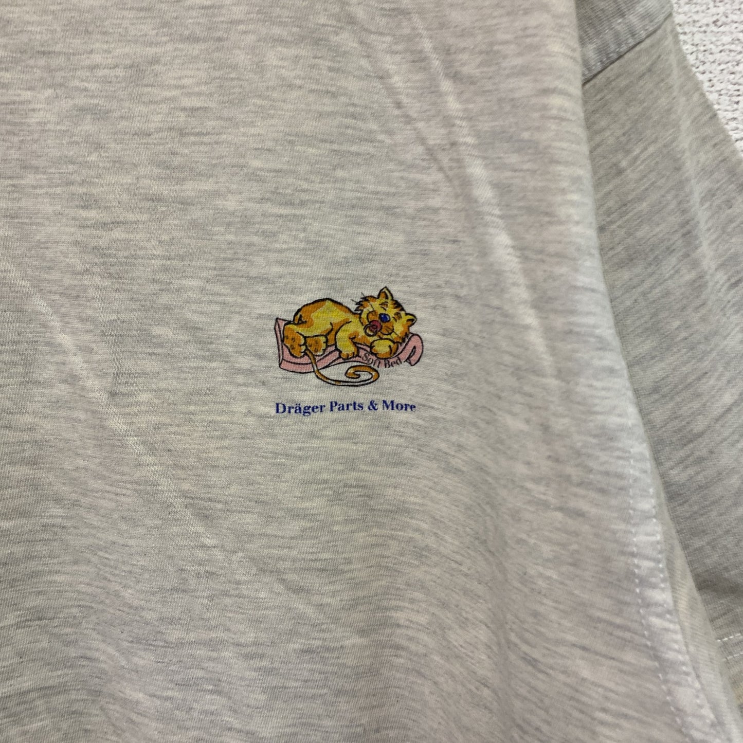 90s～　SNAP　半袖Tシャツ　ユーロ　ヴィンテージ　霜降りグレー　Lサイズ