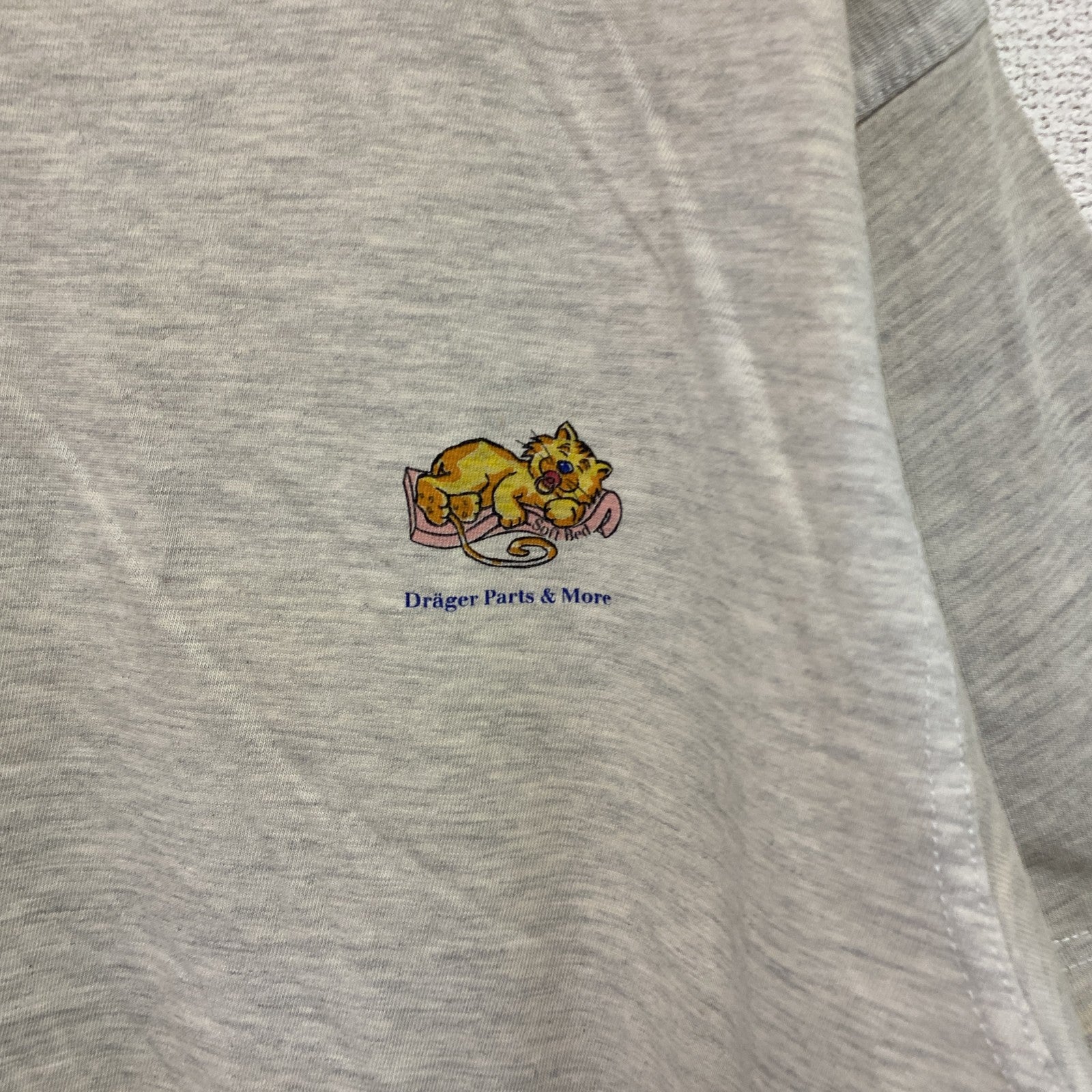90s～　SNAP　半袖Tシャツ　ユーロ　ヴィンテージ　霜降りグレー　Lサイズ