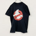 半袖プリントムービーTシャツ　GHOST BBUSTERS　ゴーストバスターズ　ホラー　黒　ブラッ