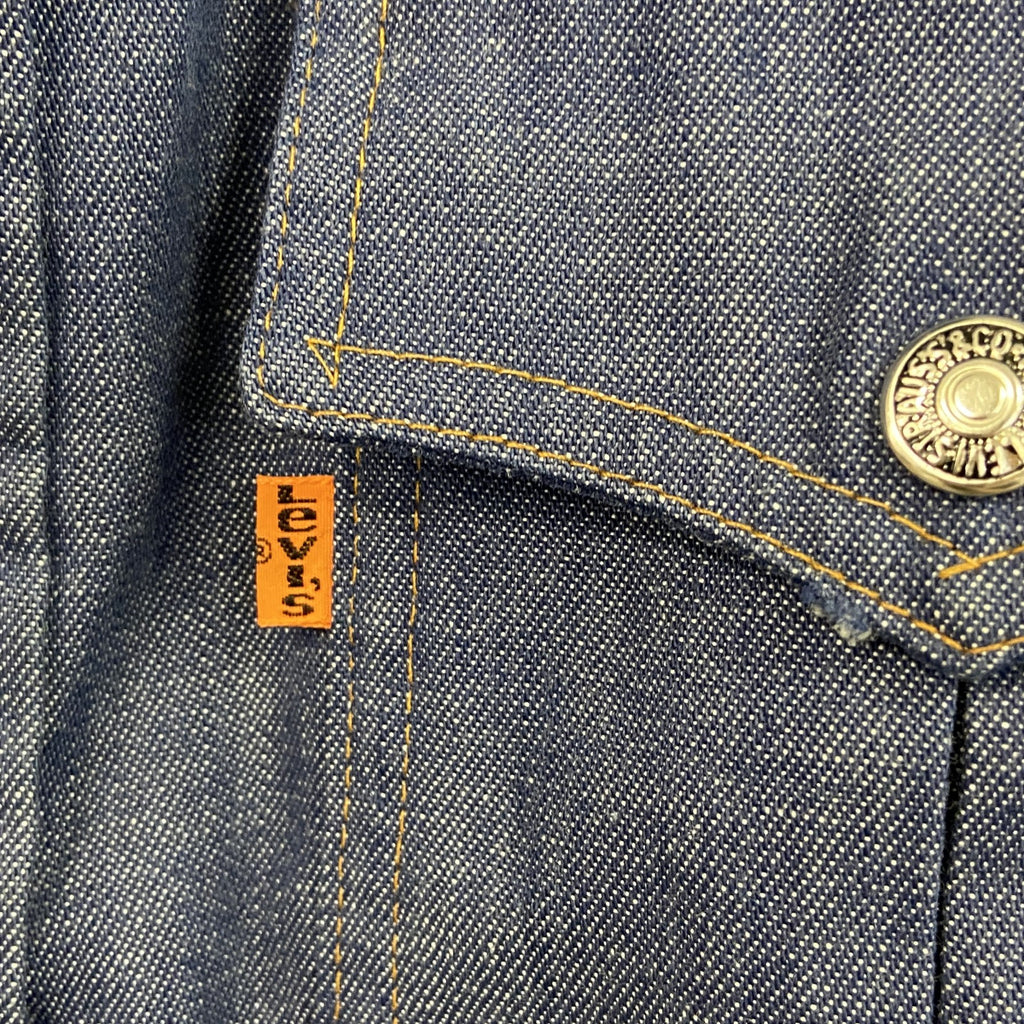 ～80s　LEVI’S　リーバイス　デニムジャケット/Gジャン　ヴィンテージ　インディゴ　Sサイズ