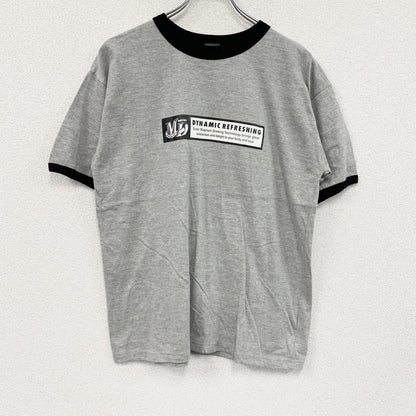 ～00s　MD　マグナムドライ　半袖プリントTシャツ　リンガーT　ヴィンテージ　灰色　グレー