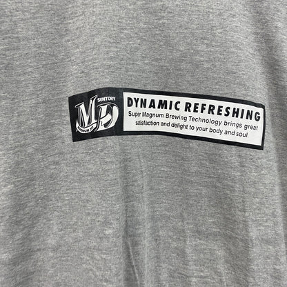 ～00s　MD　マグナムドライ　半袖プリントTシャツ　リンガーT　ヴィンテージ　灰色　グレー