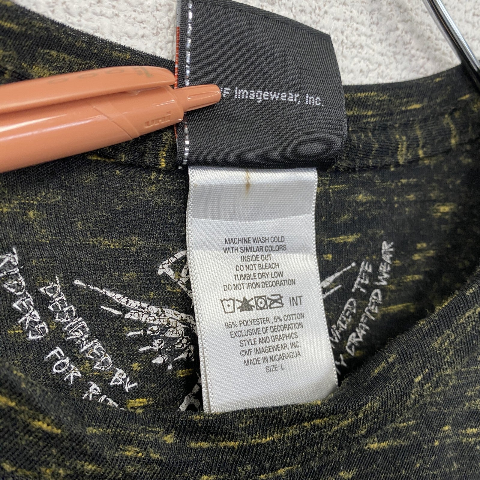 HARLEY DAVIDSON　ハーレーダビッドソン　半袖プリントTシャツ　黒　ブラック　Lサイズ