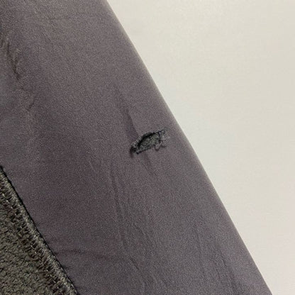 古着 used　Champion　チャンピオン　長袖ハイネックプリントブルゾン　裏地ボアアウター　グレー　ヴィンテージ　Mサイズ