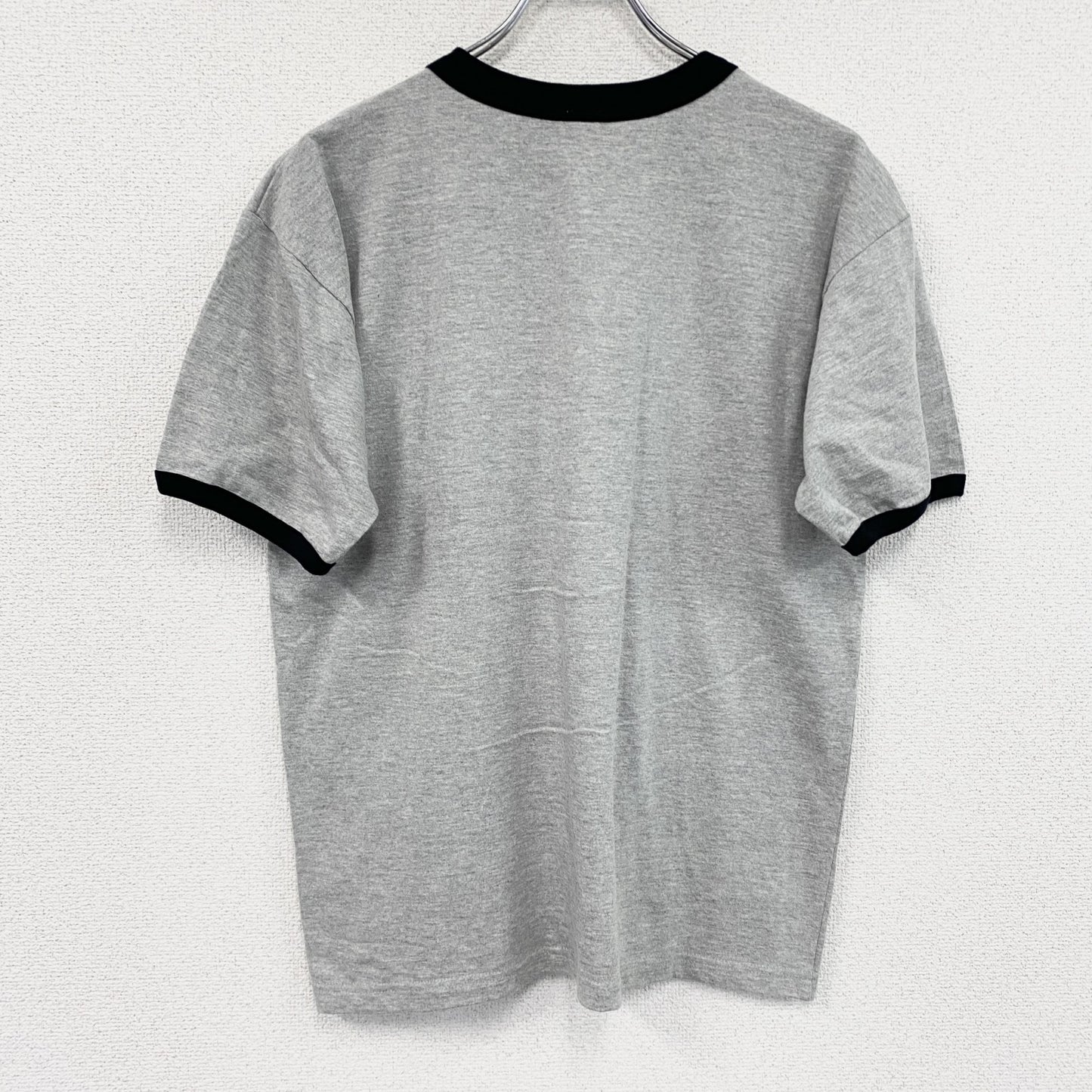 ～00s　MD　マグナムドライ　半袖プリントTシャツ　リンガーT　ヴィンテージ　灰色　グレー