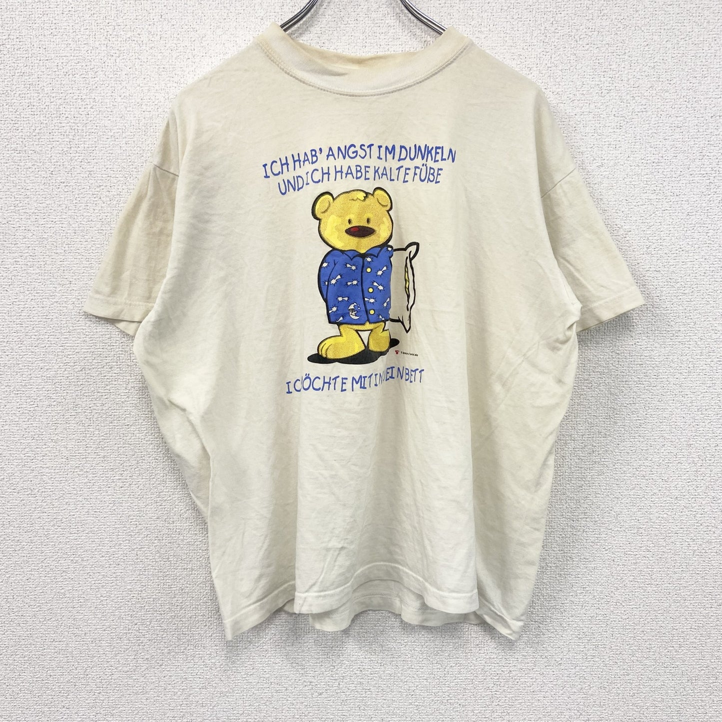 90s～　EUROPE TREND SPORTS　半袖Tシャツ　ユーロヴィンテージ　白　ホワイト