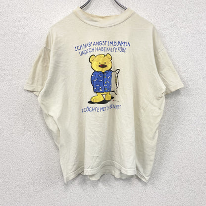 90s～　EUROPE TREND SPORTS　半袖Tシャツ　ユーロヴィンテージ　白　ホワイト