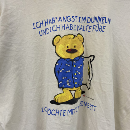 90s～　EUROPE TREND SPORTS　半袖Tシャツ　ユーロヴィンテージ　白　ホワイト