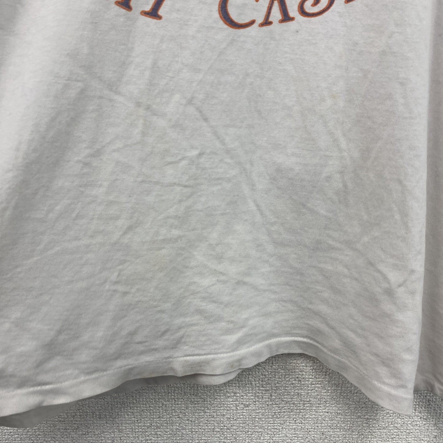 ～90s　Sergio Tacchini　セルジオ・タッキーニ　半袖プリントTシャツ　シングルステッチ　ホワイト