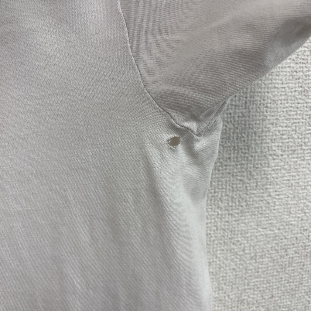 ～90s　Sergio Tacchini　セルジオ・タッキーニ　半袖プリントTシャツ　シングルステッチ　ホワイト