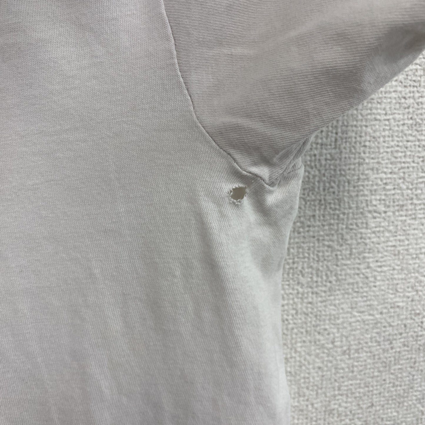 ～90s　Sergio Tacchini　セルジオ・タッキーニ　半袖プリントTシャツ　シングルステッチ　ホワイト