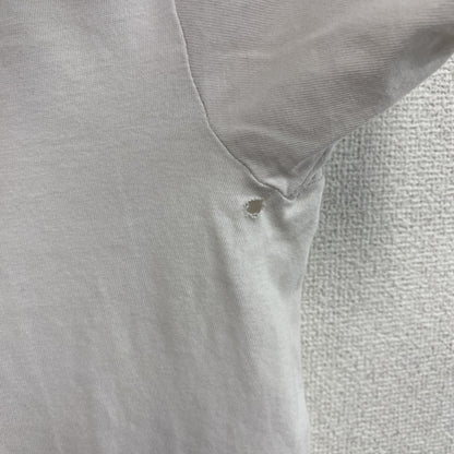 ～90s　Sergio Tacchini　セルジオ・タッキーニ　半袖プリントTシャツ　シングルステッチ　ホワイト