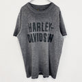 HARLEY DAVIDSON　ハーレーダビッドソン　半袖プリントTシャツ　灰色　グレー