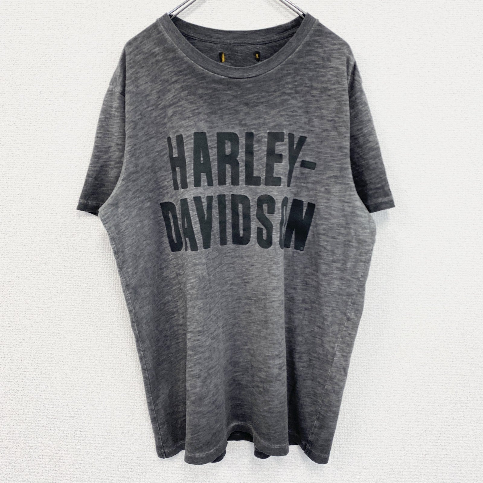 HARLEY DAVIDSON　ハーレーダビッドソン　半袖プリントTシャツ　灰色　グレー