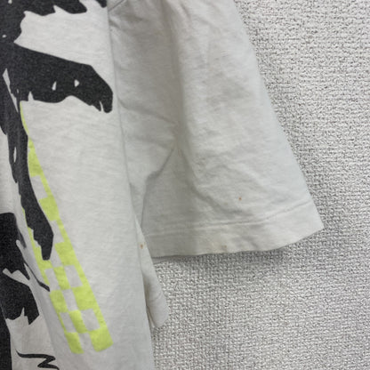 80s～　Champion　チャンピオン　半袖プリントTシャツ　トリコタグ　ユーロ　白　ホワイト　Mサイズ