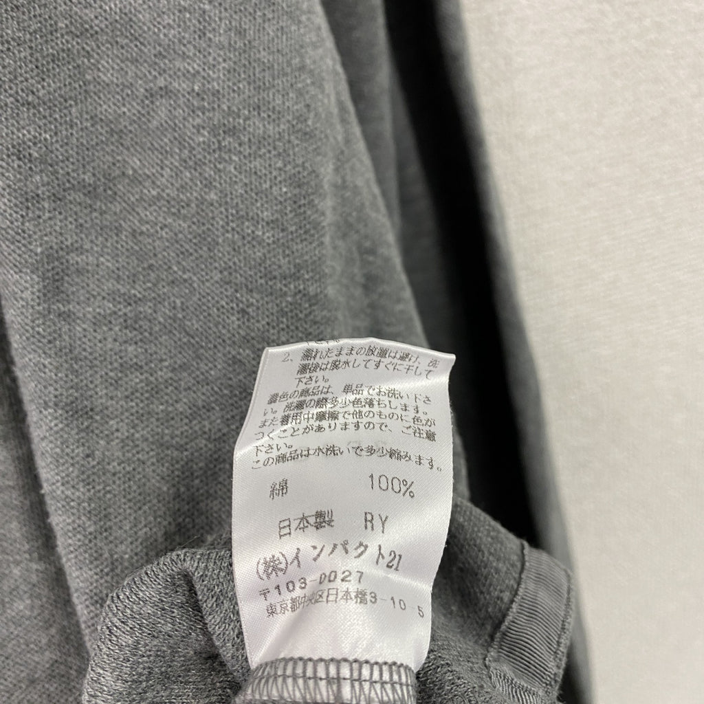 Polo by Ralph Lauren　ポロバイラルフローレン　長袖ポロシャツ　刺繍ロゴ　灰色　グレー　3Lサイズ