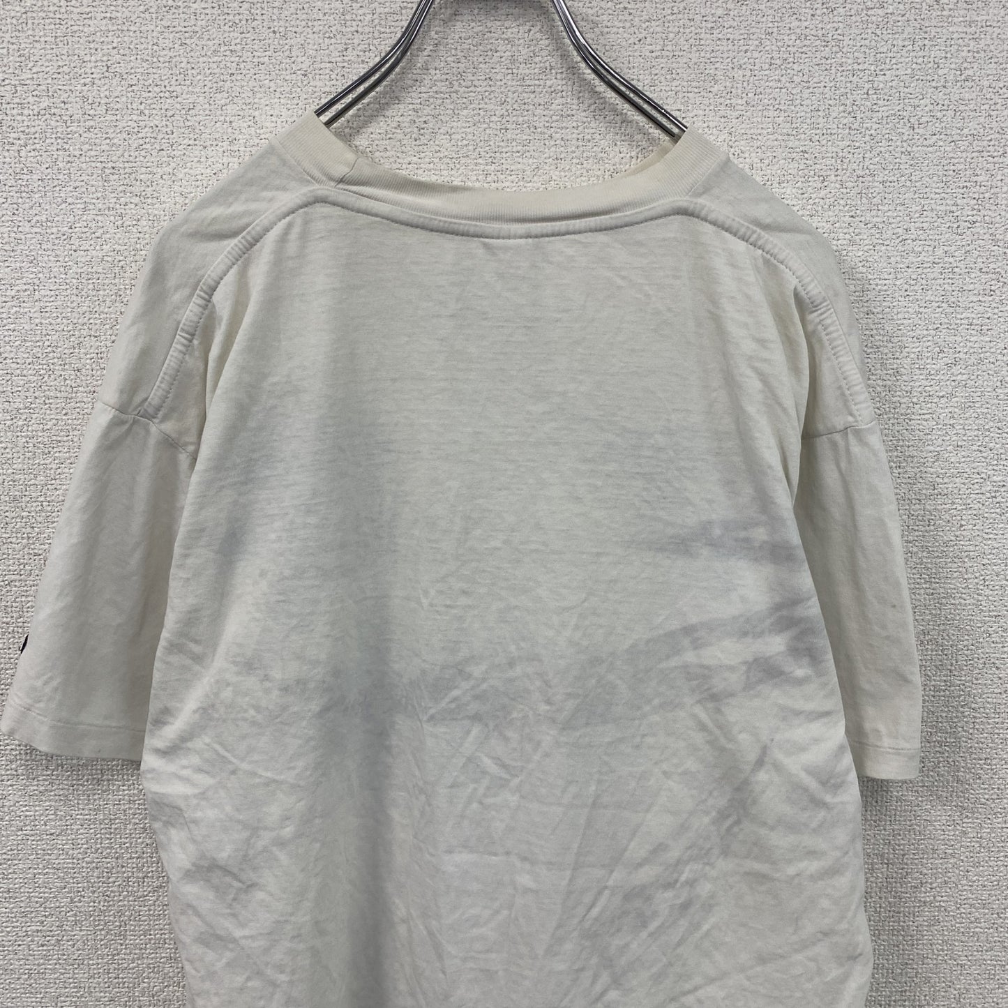 80s～　Champion　チャンピオン　半袖プリントTシャツ　トリコタグ　ユーロ　白　ホワイト　Mサイズ