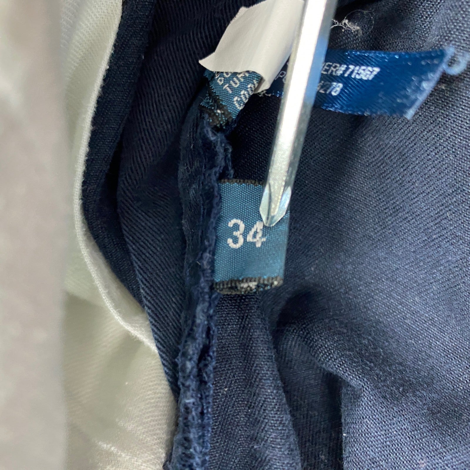 POLO RALPH LAUREN　ポロラルフローレン　ハーフパンツ/ショートパンツ　チノショーツ　紺　ネイビー　34サイズ