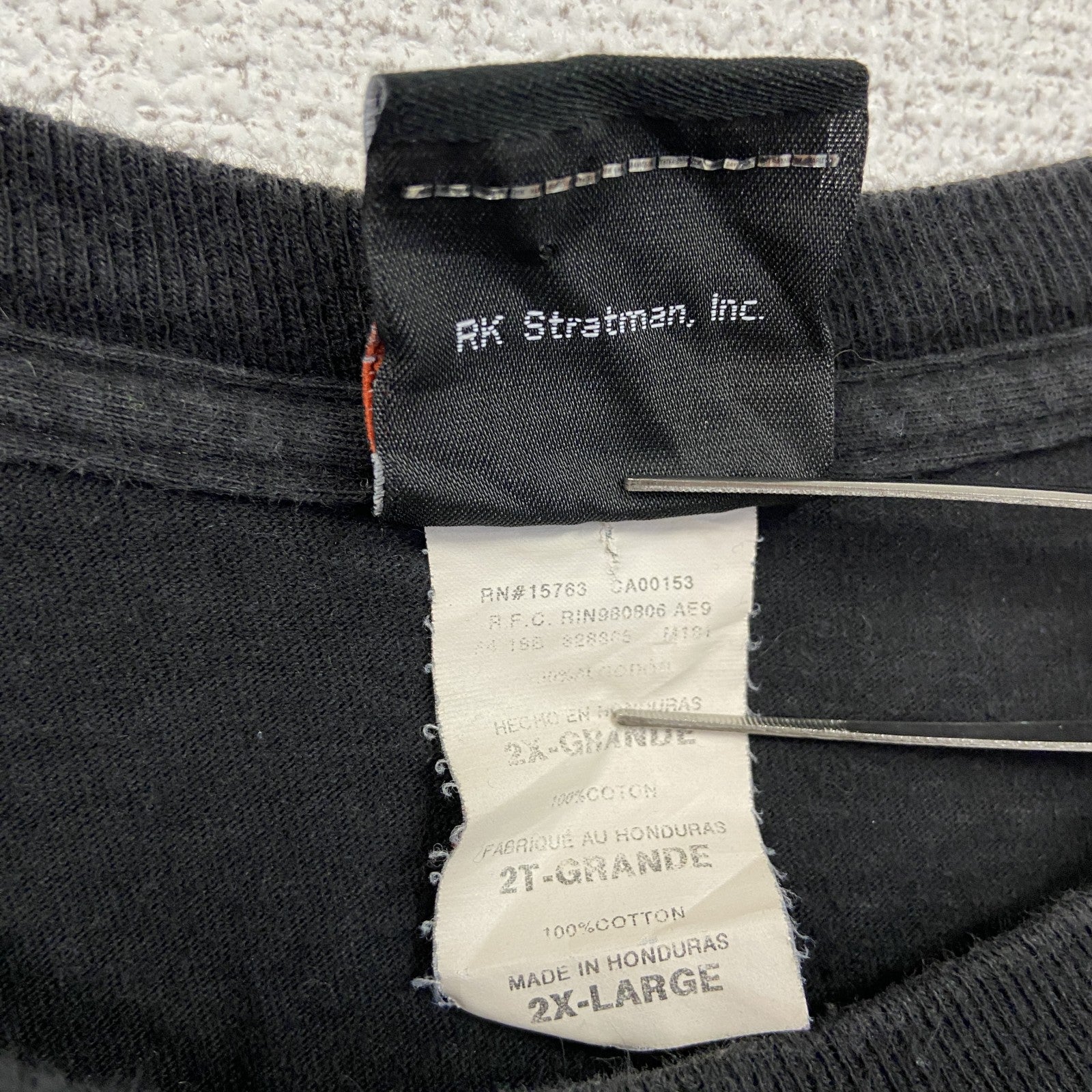 古着 used　HARLEY DAVIDSON　ハーレーダビッドソン　半袖プリントTシャツ　黒　ブラック　2XLサイズ