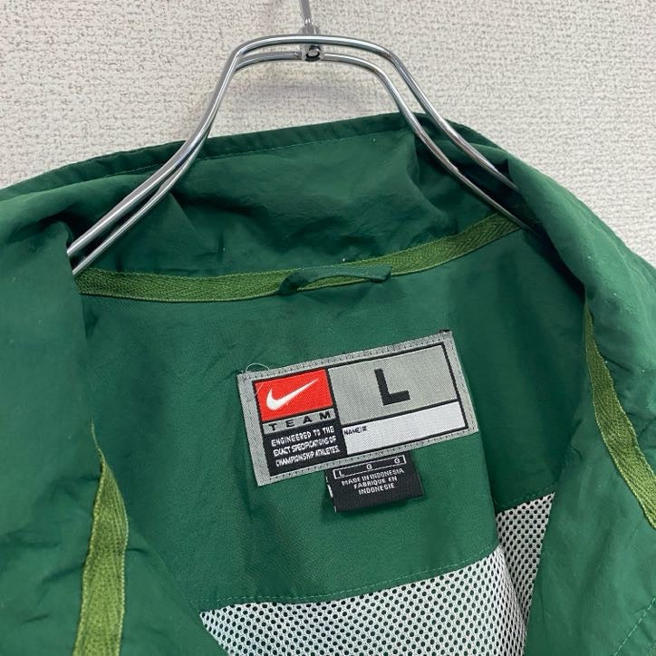 90s　NIKE　ナイキ　トラックジャケット/ジャージ　ヴィンテージ　緑　グリーン　Lサイズ