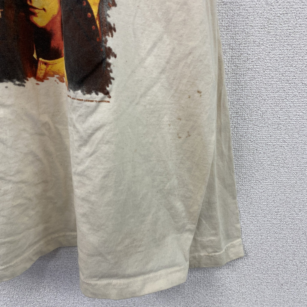 90s　BON JOVI　ボンジョビ　長袖プリントTシャツ/ロンT　ツアーT　バンドT　ホワイト　XLサイズ