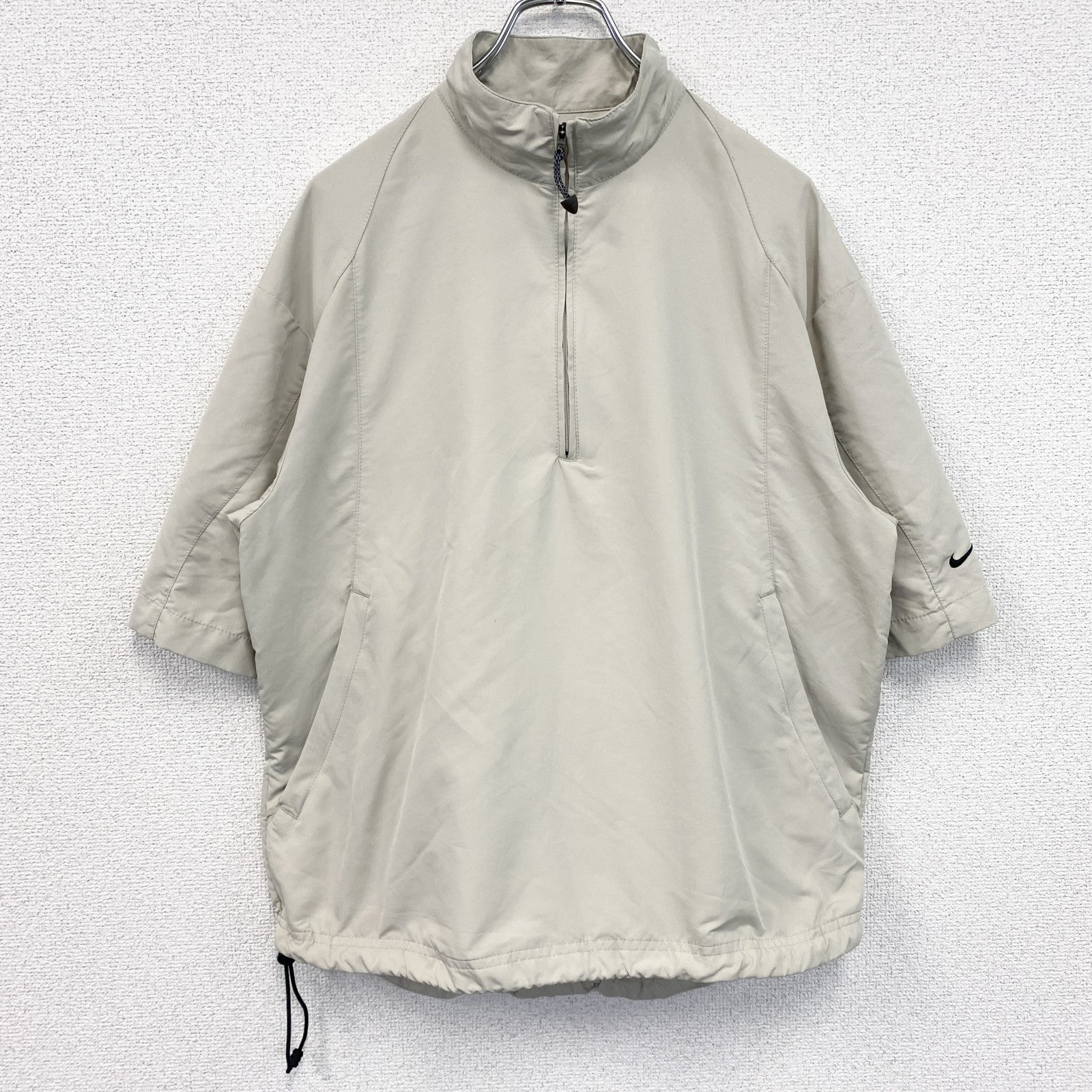 NIKE GOLF　ナイキゴルフ　ハーフジップブルゾン/スイングトップ　白　ホワイト　Sサイズ