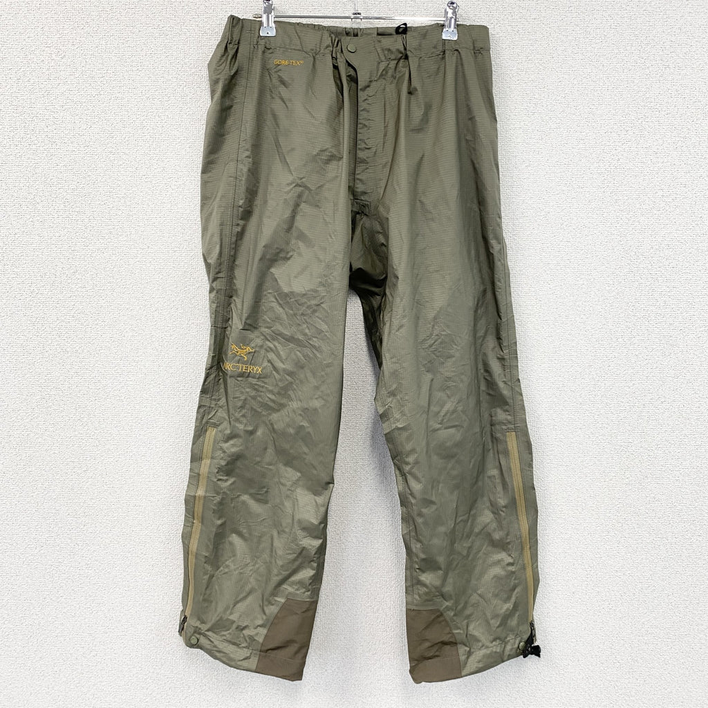 ARC’TERYX　アークテリクス　GORE-TEX　THETA LT　ナイロンパンツ　カーキ　Mサイズ