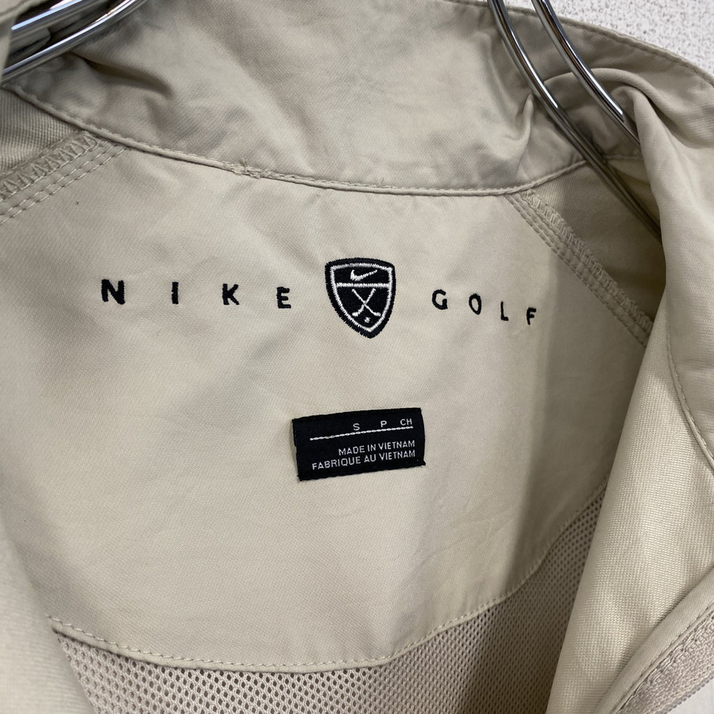 NIKE GOLF　ナイキゴルフ　ハーフジップブルゾン/スイングトップ　白　ホワイト　Sサイズ