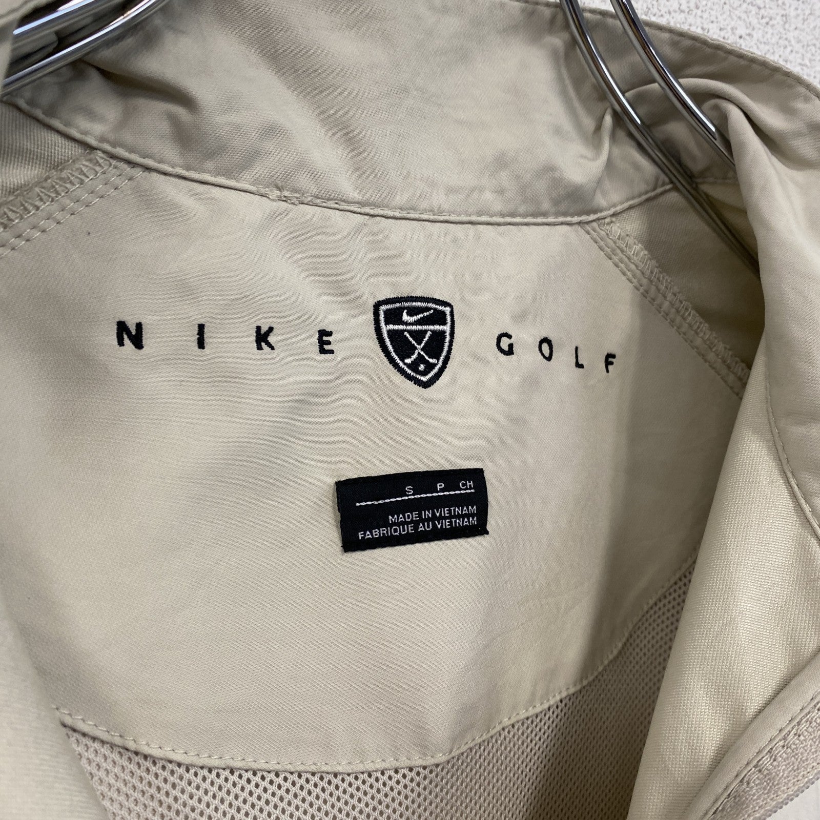 NIKE GOLF　ナイキゴルフ　ハーフジップブルゾン/スイングトップ　白　ホワイト　Sサイズ