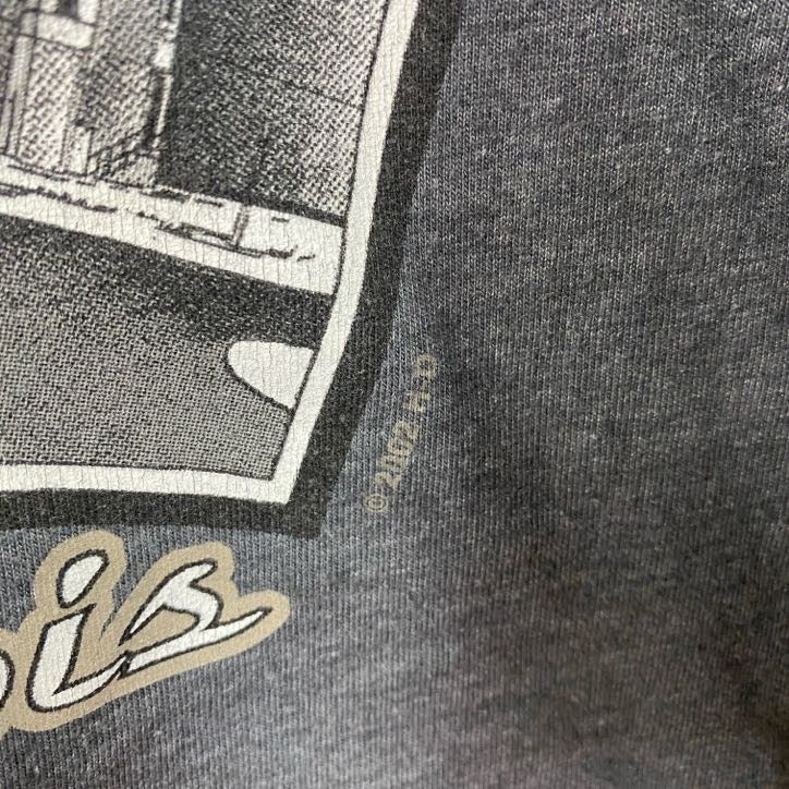 00s　HARLEY DAVIDSON　ハーレーダビッドソン　半袖プリントTシャツ　灰色　グレー　3XLサイズ