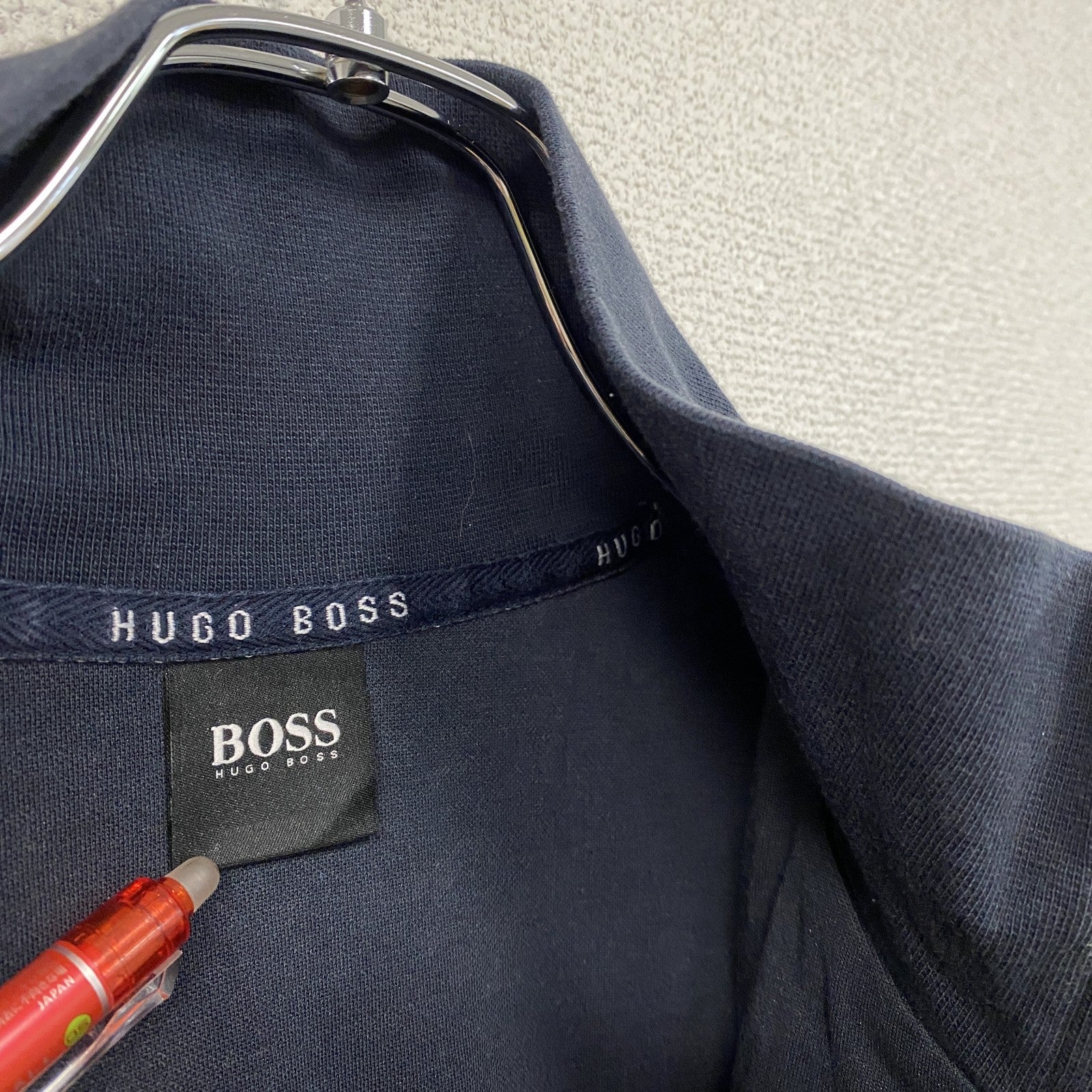 HUGO BOSS　ヒューゴ ボス　トラックジャケット/ジャージ　紺　ネイビー　Lサイズ
