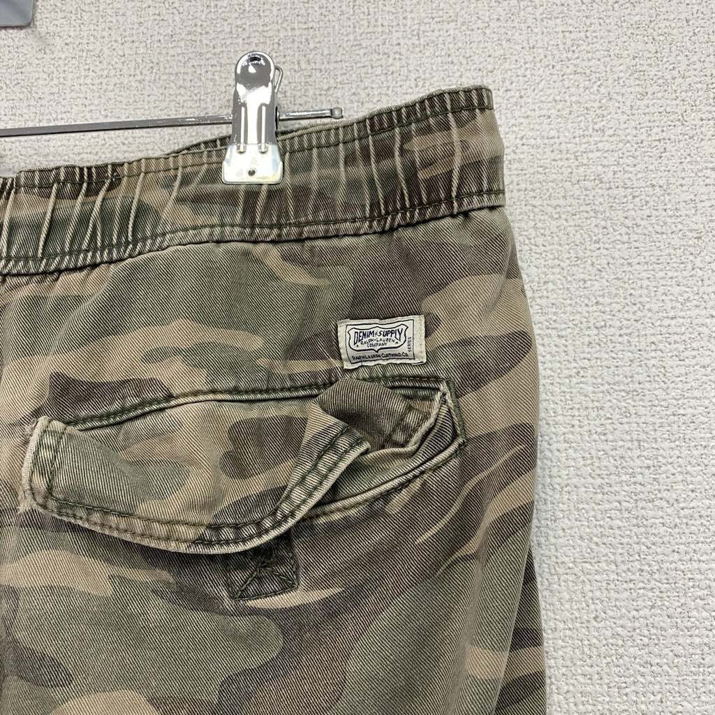 RALPH LAUREN DENIM&SIPPLY　ラルフローレン　カーゴパンツ　迷彩　カモフラ　カーキ　Lサイズ