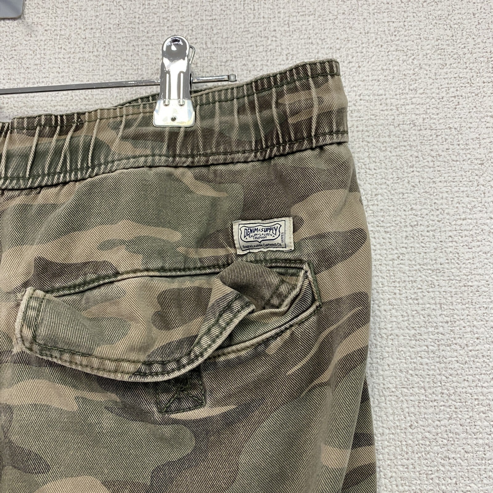 RALPH LAUREN DENIM&SIPPLY　ラルフローレン　カーゴパンツ　迷彩　カモフラ　カーキ　Lサイズ