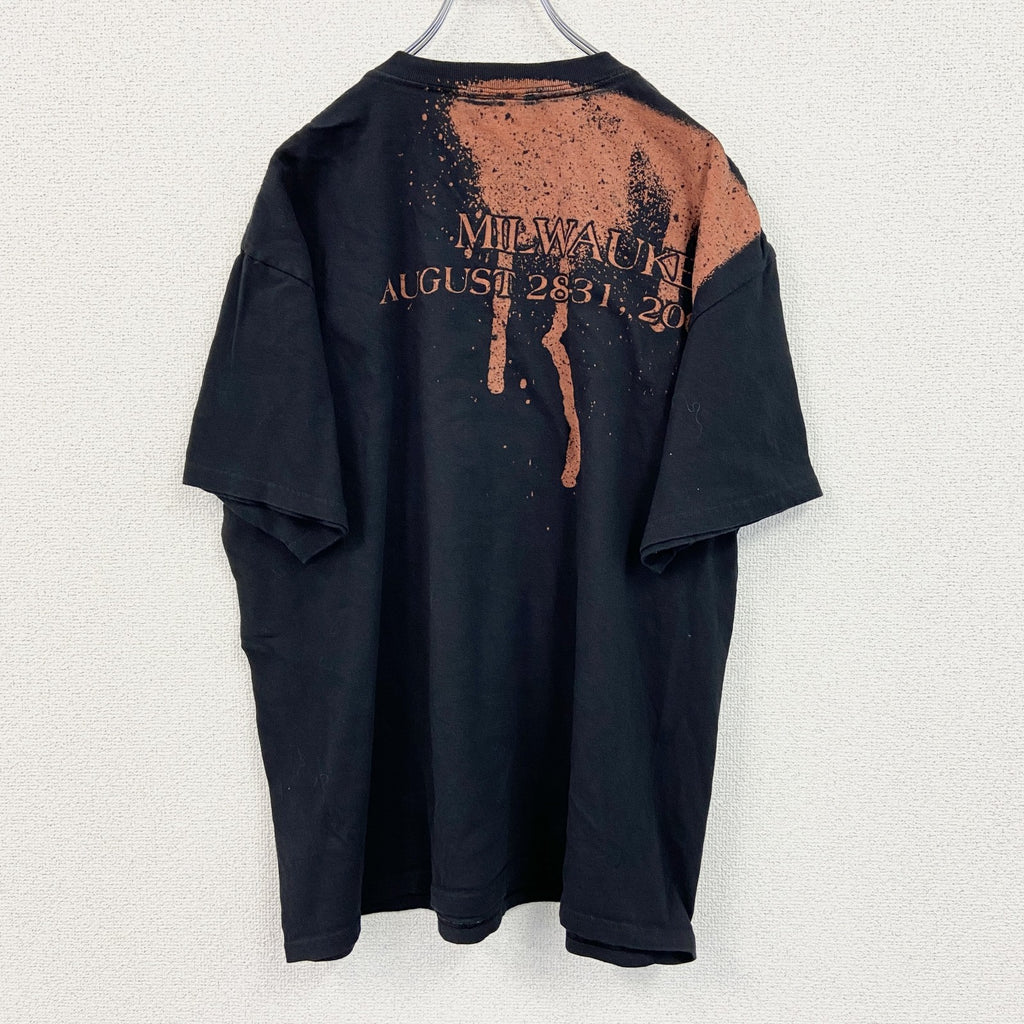 古着 used　00s　HARLEY DAVIDSON　ハーレーダビッドソン　半袖プリントTシャツ　黒　ブラック