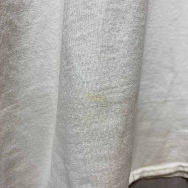 古着 used　NFL　Super Bowl　アメフト　半袖プリントTシャツ　白　ホワイト　レトロ　クルーネック　オーバーサイズ