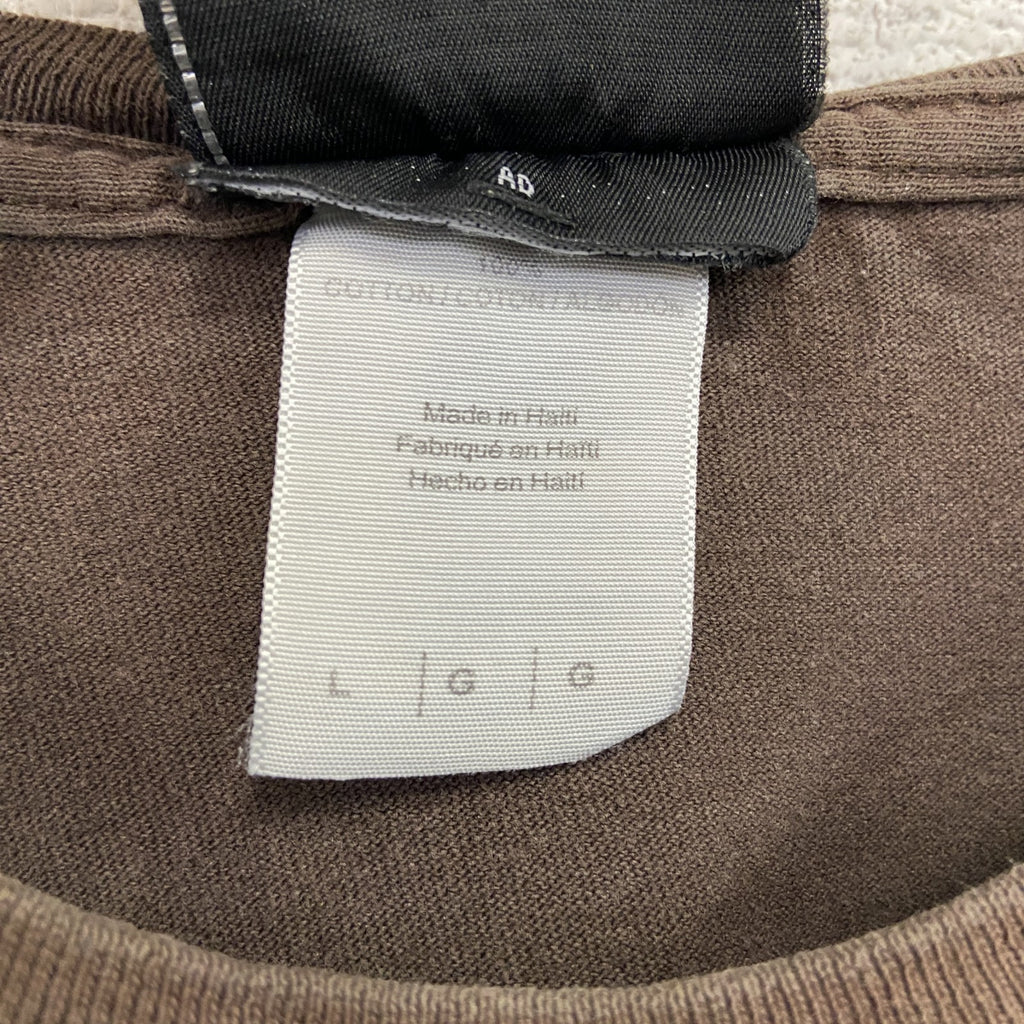 HARLEY DAVIDSON　ハーレーダビッドソン　半袖Tシャツ　茶色　ブラウン　Lサイズ