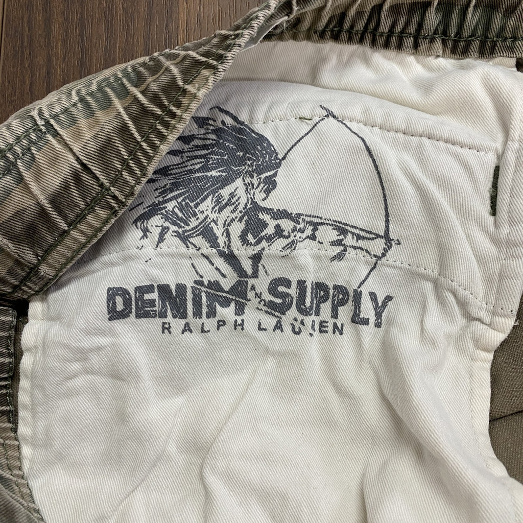 RALPH LAUREN DENIM&SIPPLY　ラルフローレン　カーゴパンツ　迷彩　カモフラ　カーキ　Lサイズ