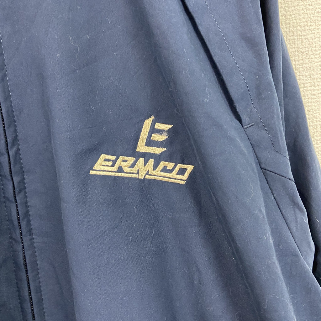 古着 used　NIKE GOLF　ナイキゴルフ　フルジップナイロンジャケット　紺　ネイビー　Lサイズ