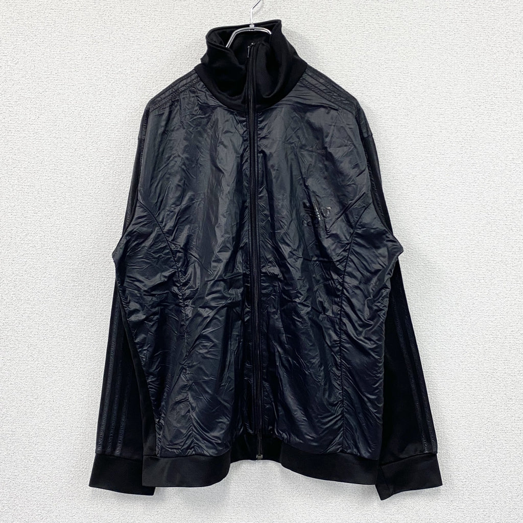 00s　adidas　アディダス　トラックジャケット/ジャージ　ヴィンテージ　黒　ブラック　2XLサイズ