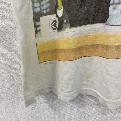 FRUIT OF THE LOOM　カーミット　半袖プリントTシャツ　シングルステッチ　白　ホワイト　Mサイズ