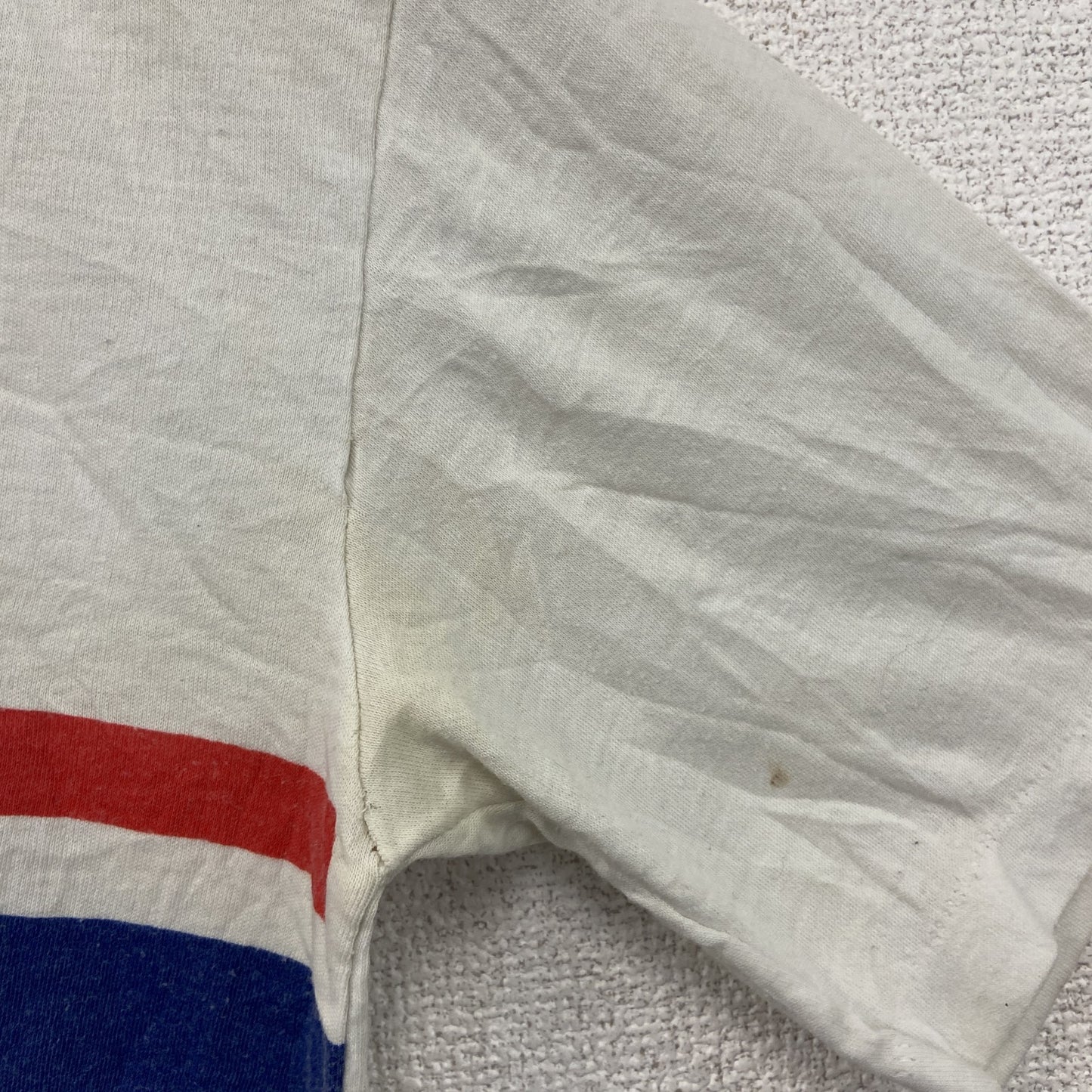 ～90s　Siam　THAILAND　半袖リンガーTシャツ　シングルステッチ　スーベニア　ヴィンテージ　白　ホワイト　Lサイズ