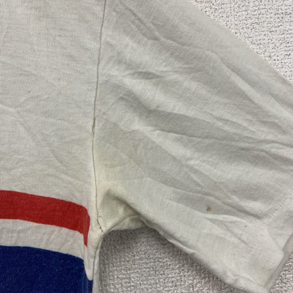 ～90s　Siam　THAILAND　半袖リンガーTシャツ　シングルステッチ　スーベニア　ヴィンテージ　白　ホワイト　Lサイズ