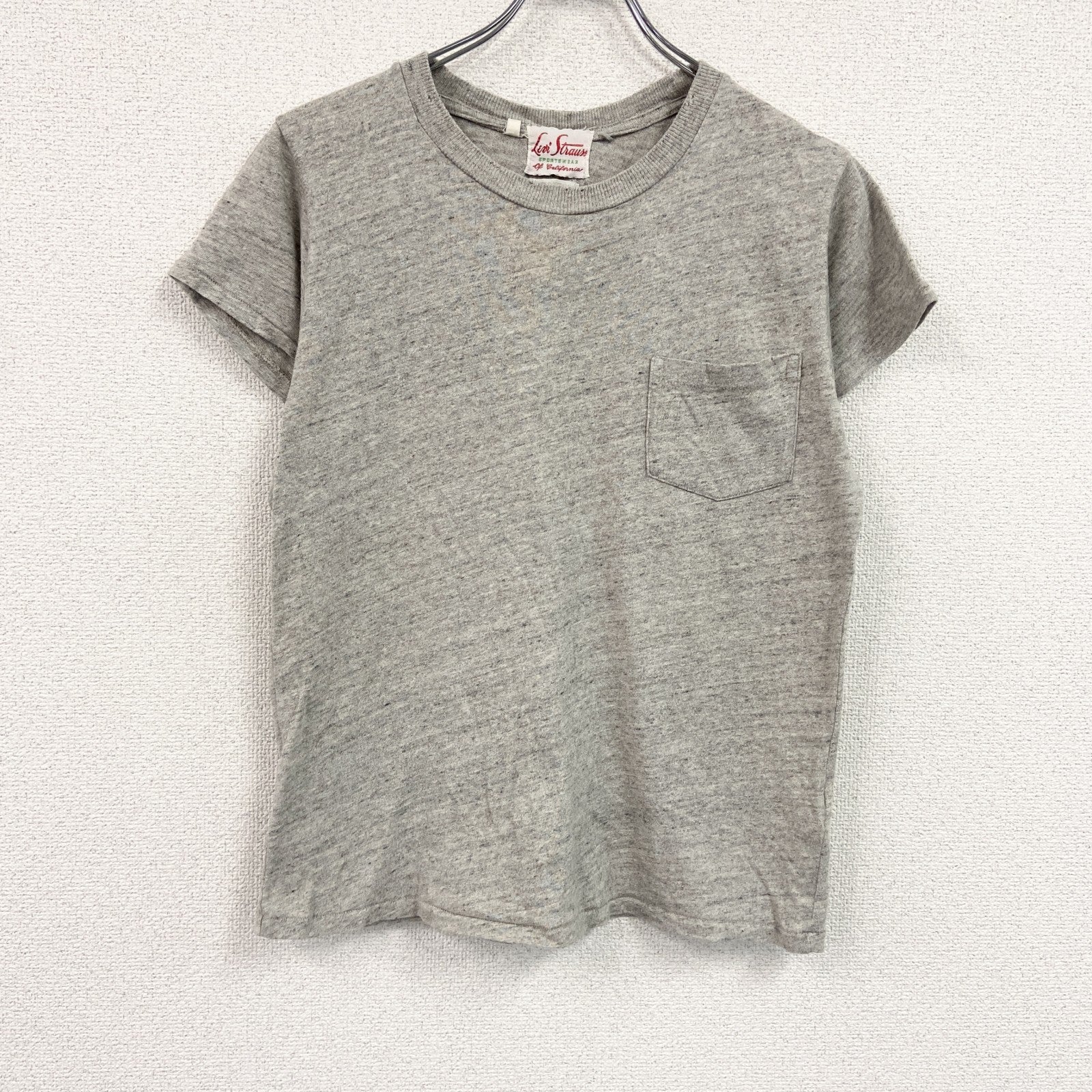 Levi's vintage clothing　半袖Tシャツ　シングルステッチ　霜降りグレー　Sサイズ